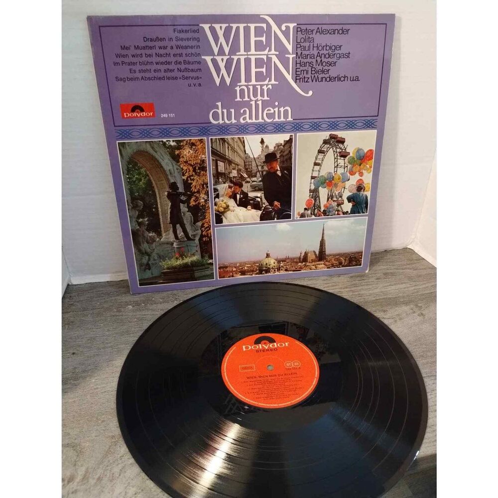 WIEN WIEN NUR DU ALLEIN 33 LP RECORD ALBUM GERMAN POLYDOR 249 151